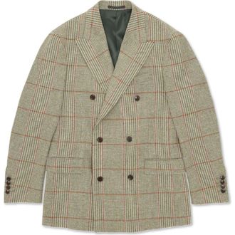 Fortela Shetland Double-Breasted Jacket in Multicolor at Nordstrom, Size 50 Eu