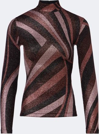 Pucci Top Iride de jersey de Lurex