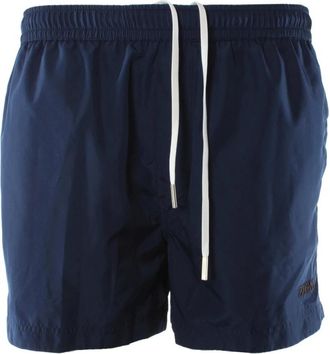 Ermenegildo Zegna Mid-length Zwemshorts - Heren - Strandmode - Blauw - S - Polyester - Badmode