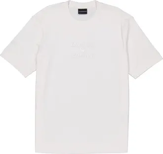 Emporio Armani Rubberised Logo Asv Jersey T-Shirt, Size X-Large