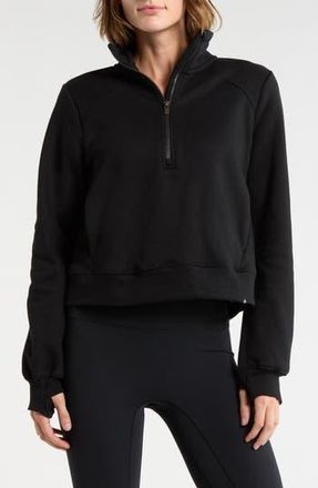 Marika Onyx Half Zip Pullover in Black at Nordstrom Rack, Size X-Small