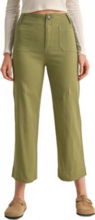 Merci Patch Pocket Jeans In Olive