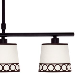 Fabrilamp Lampara Modelo Dalia 3xe14 Acabado Beis/marron De - Fabrilamp