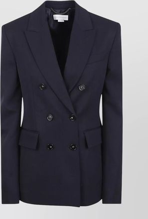 Stella McCartney slim jacket double breasted tailoring lapel