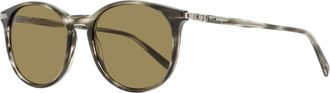 Ferragamo Ferragamo Unisex Keyhole Pantos Sunglasses SF911SCP 003 Gray Melange 53mm