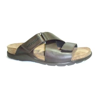 Mephisto Slippers - Heren - Sandalen - Bruin - 42 EU - Schoenen