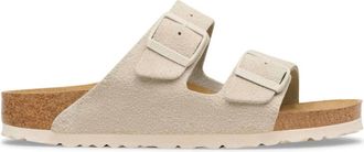 Birkenstock Womens Arizona Suede Leather Sandal In Oyster