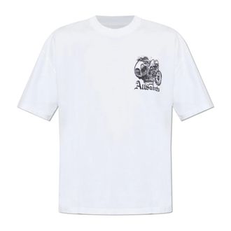 AllSaints T-Shirts, male, White, Size: 2XL Panhead T-Shirt