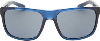 Calvin Klein Rechthoekige zonnebril heren (Blauw)