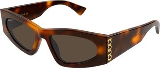 Gucci GG2040S 002 Womens Sunglasses Tortoiseshell Size 54 - Free RX Lenses - Free RX Lenses