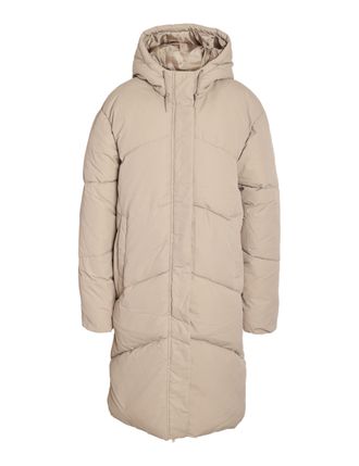 Noisy May Noisy may NMTenna L/S Long Jacket Noos Womens Coat Brown Streetwear, alluminio, S