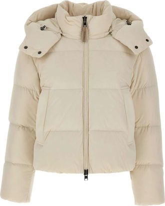 Woolrich Madison Down Jacket - Dames - Jassen - Beige - Maat: M Nylon