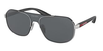 Prada PS53YS 1BC07U Mens Sunglasses Silver Size 140