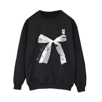 Disney Dames/Dames Minnie Mouse Strik Sweatshirt (Zwart)