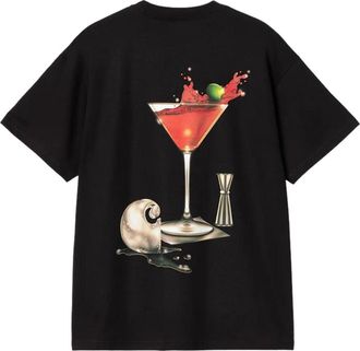 Carhartt Work in Progress Solar Chrome Script Short Sleeve T-Shirt Black I035205-89-XX