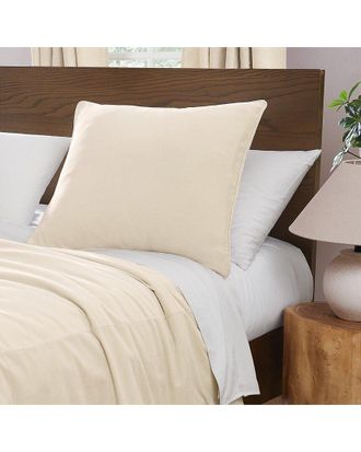 Brooklyn Loom Matte Cotton Velvet Euro Sham