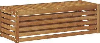 vidaXL Banco De Taburete Exterior Madera De Acacia S&oacute;lida Natural Vidaxl