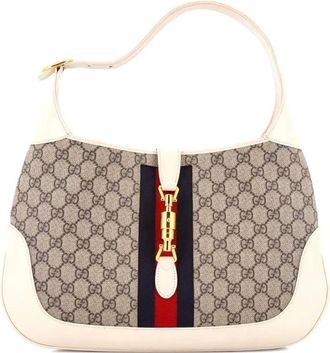 Gucci Jackie 1961 GG Coated Canvas Medium hobo bag - Marrone