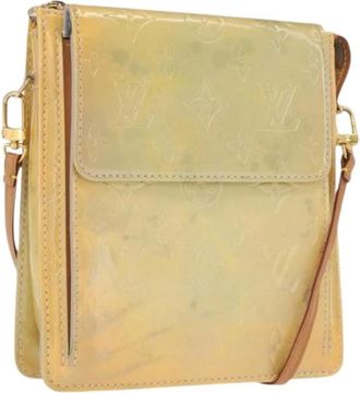 Louis Vuitton Pre-owned Vintage Cross Body Bag - Dames - Vintage Schoudertas - Beige - ONE Size - Leer - Vintage