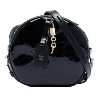 Louis Vuitton Pre-owned Boite Chapeau Souple MM - Dames - Pre-owned - Zwart - Maat: ONE Size Leer