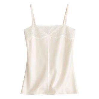 Carven Lingerie Top - female - Carven - Sleeveless Tops - Beige - M - Tops