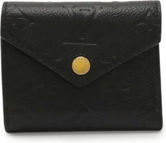 Louis Vuitton Pre-owned Wallets, female, Black, Size: ONE SIZE Pre-owned Canvas Wallet