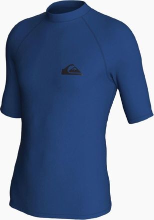 Quiksilver Mens Quiksilver Mens Everyday UV Protect Rash Vest - Blue - Size: 44