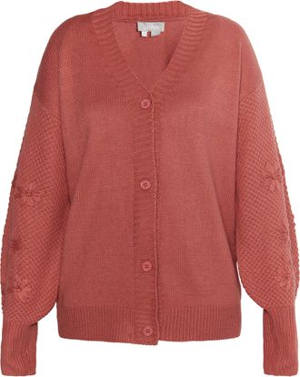 Usha Gebreid vest Dames oud roze