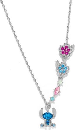 Girls Crew x Disney Stitch Pendant Necklace in Silver at Nordstrom