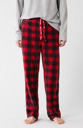 Columbia Brushed Flannel Pajama Bottoms in Buffalo Mountain Red at Nordstrom Rack, Size X-Large