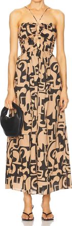 Rails Silvia Midi Dress In Santorini Sand
