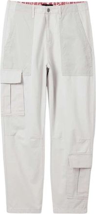 Desigual Tapered Broeken - Heren - Straight fit broeken - Beige - W28 - Katoen - Broeken