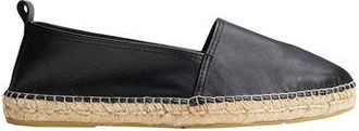 8 by YOOX LEATHER ROUND TOE ESPADRILLES