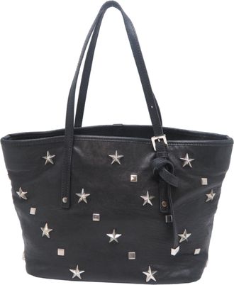 Jimmy Choo London Leather Handbag (Pre-Owned)