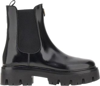 Prada Spazzolato leather Chelsea boots Woman 36+