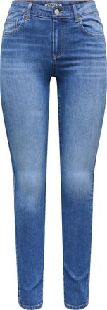 Only Skinny-fit-Jeans ONLY ONLMARIA MID WAIST SK DNM BOX, Damen, Gr. XL, L&auml;nge 32, medium blau denim, Denim/Jeans, Obermaterial: 64% Baumwolle, 31% Polyest