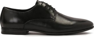 Kazar Elegante zwarte halfschoenen voor pak - Heren - Nette schoenen - Zwart - 43 EU - Leer - Schoenen