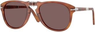 Persol Steve Mc Queen Zonnebril - Heren - Zonnebrillen - Bruin - 54 MM - Accessoires