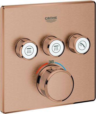 GROHE El Termostato Grohe Grohtherm Smartcontrol Con Tres V&aacute;lvulas De