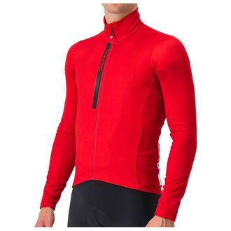 Castelli Entrata Thermal Jersey Velotrikot f&uuml;r Herren | rot