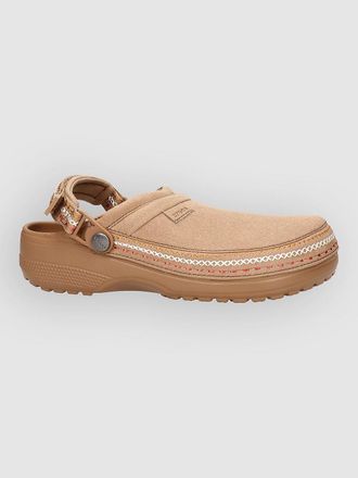 Crocs Cs Crafted Vegan Suede Stitch Sandalen braun