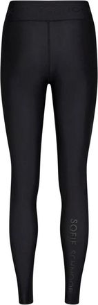 Sofie Schnoor Logo Detail Zwarte Legging - Dames - Leggings - Zwart - XS - Broeken