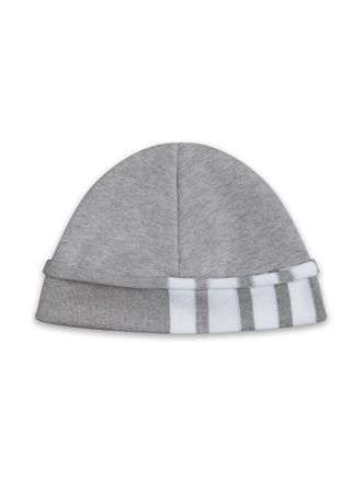 Thom Browne 4-Bar stripe beanie - Grey