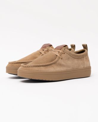 Tommy Hilfiger Mens Modern Light Suede Moc Toe Shoe in Tan Shoes - Size UK 10