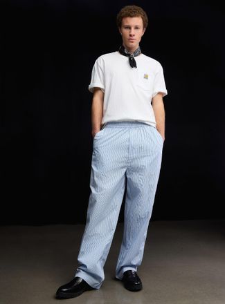 Djab Mens Striped easy pant Loose fit