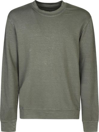 Original Vintage Style Cotton Blend Linen Sweatshirt