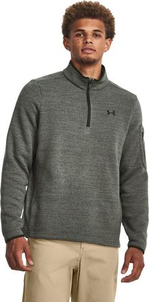 Under Armour Mens Specialist Quarter Zip, (182) Colorado Sage/Baroque Green/Baroque Green, L