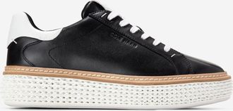 Cole Haan Womens GrandPr&oslash; Court Skyweave Sneakers - Black Size 6.5