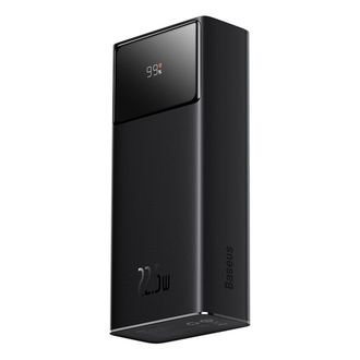 OEM Bater&iacute;a Externa De 30000 Mah Y 22,5 W Con Cable Usb-a-usb-c De 3 A Y 30 Cm - Color Negro