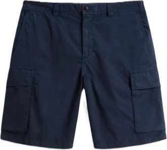 Woolrich Katoenen Bermuda Shorts - Heren - Korte Broeken - Blauw - W31 - Katoen - Korte Broeken